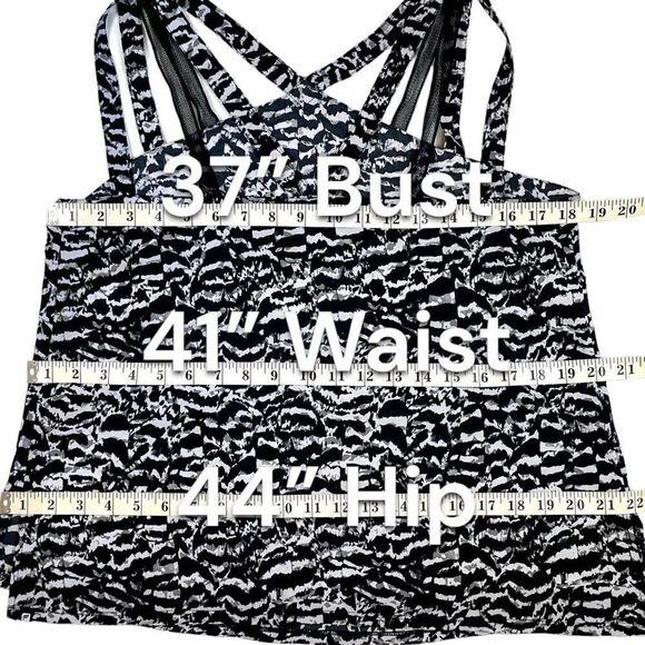 Fabletics Leopard Print Strappy Tank Top Sz M - Picture 9 of 12